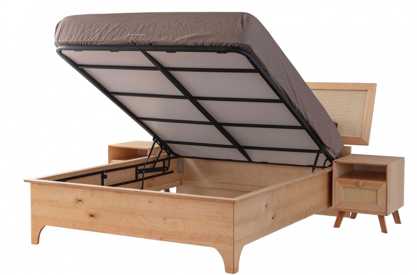 Valeria Bazalı Yatak Odası - Meşe