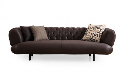 Manetti Kanepe - Koyu Kahverengi