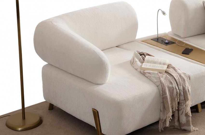 İlyora Koltuk Takımı - Antik Gold