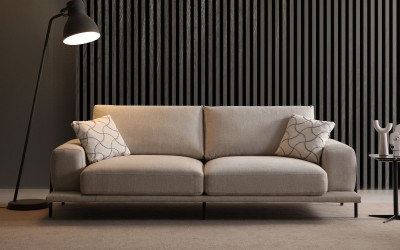 Eos Üçlü Kanepe - Siyah