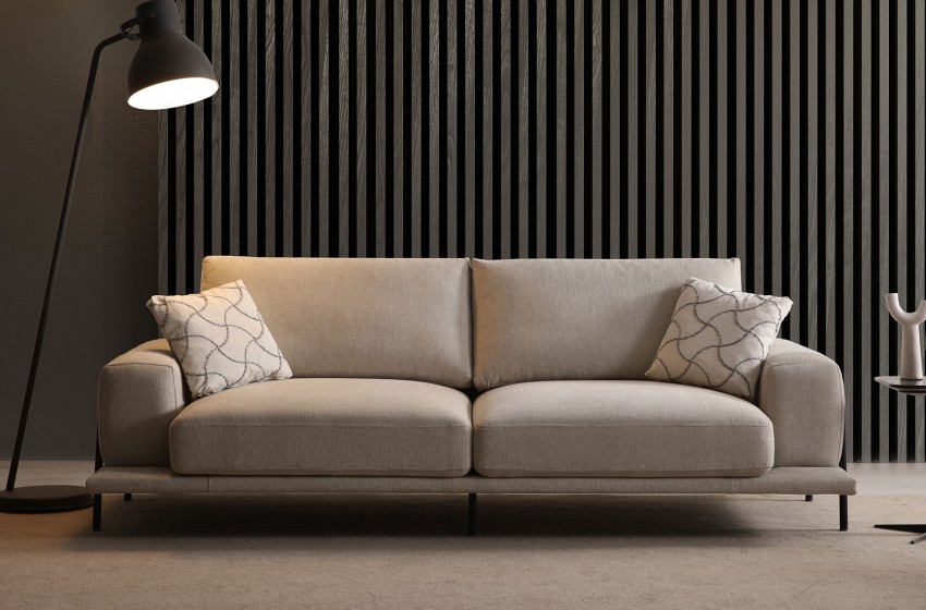 Eos Üçlü Kanepe - Siyah