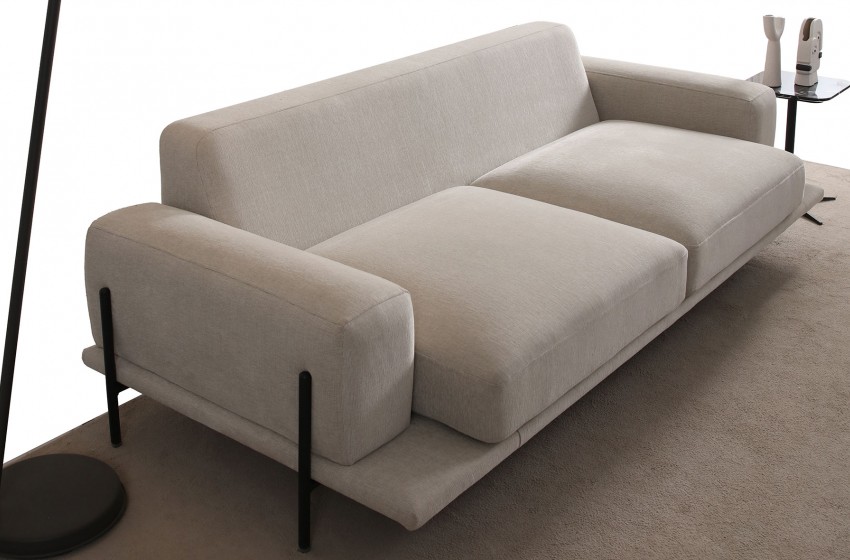 Eos Üçlü Kanepe - Siyah