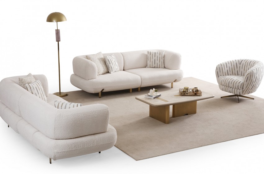 Manetti Koltuk Takımı - Antik Gold