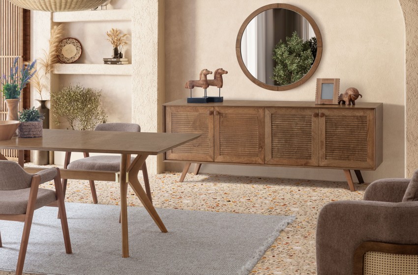 Valeria Yemek Odası - Ceviz