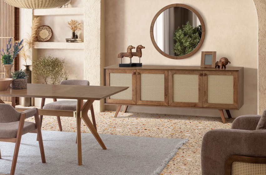 Valeria Yemek Odası - Ceviz