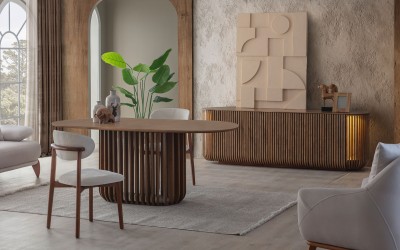 Fold Yemek Odası - Ceviz