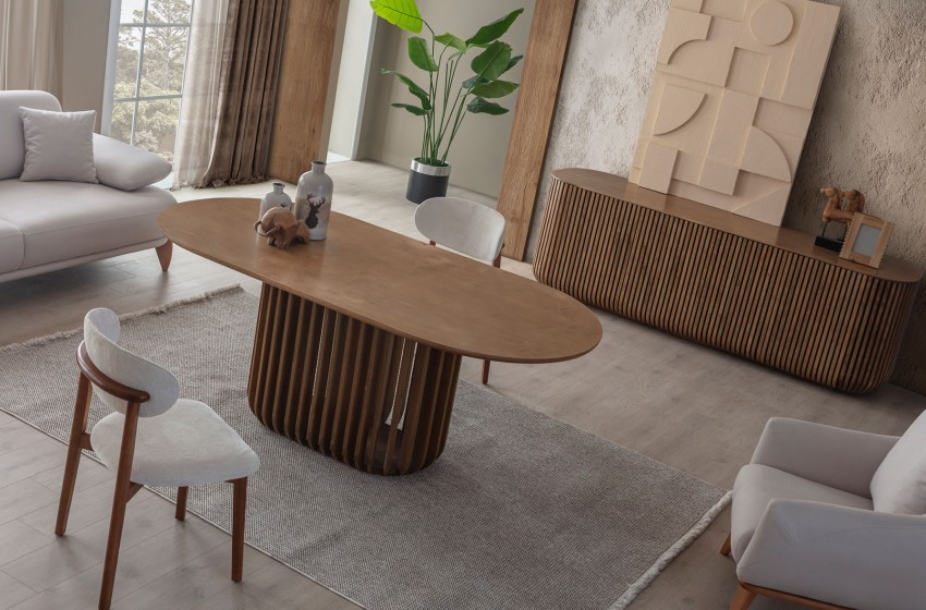 Fold Yemek Odası - Ceviz