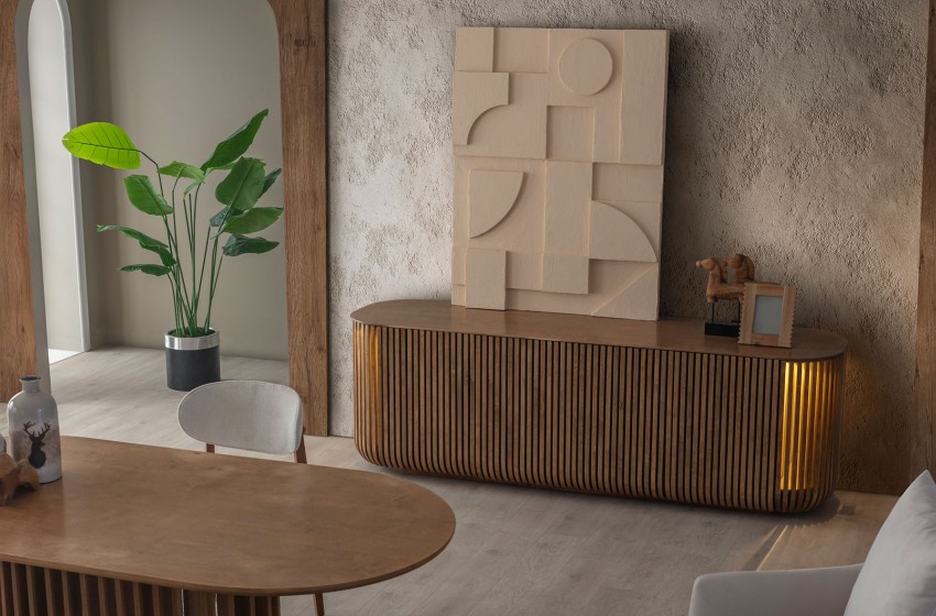 Fold Yemek Odası - Ceviz