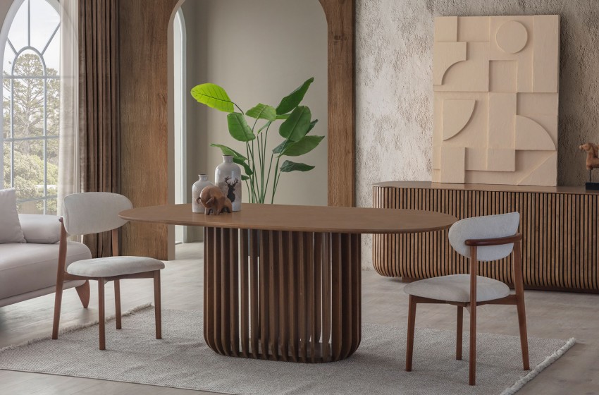 Fold Yemek Odası - Ceviz