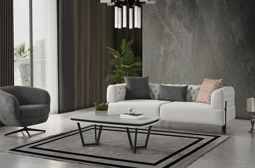 Cratos Yeni Gri Koltuk Takımı