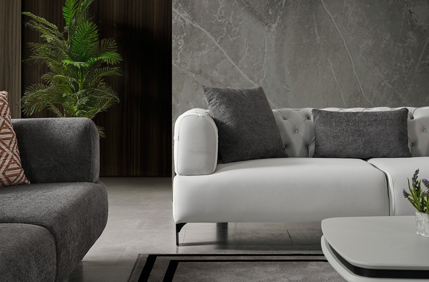 Cratos Yeni Gri Koltuk Takımı