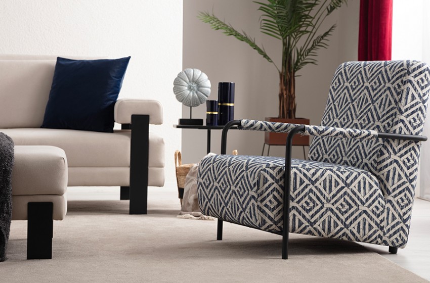 Deep Lıvıng Koltuk Takımı - Siyah - Nubuk