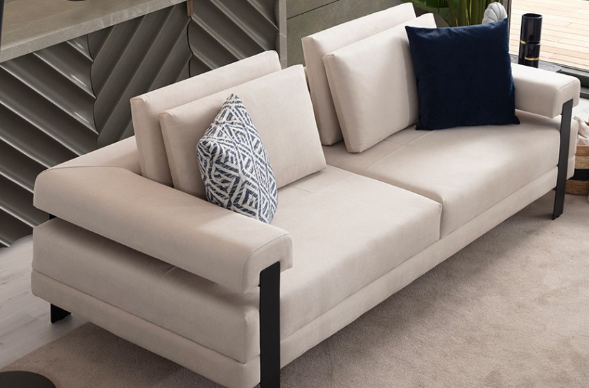 Deep Lıvıng Koltuk Takımı - Siyah - Nubuk