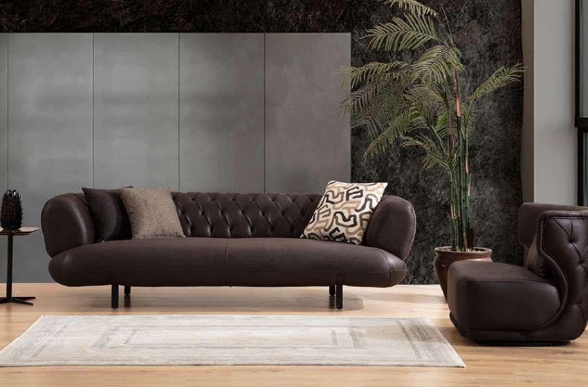 Manetti Koltuk Takımı - Kahverengi