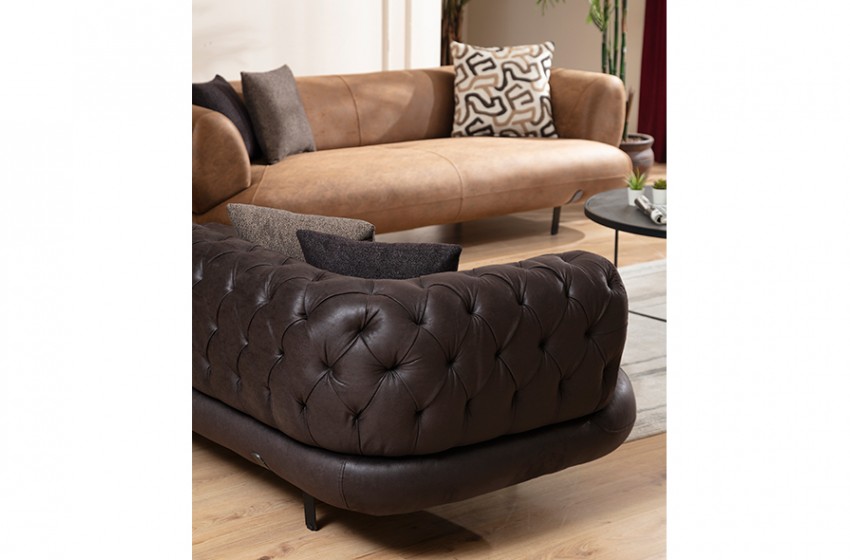 Manetti Koltuk Takımı - Kahverengi