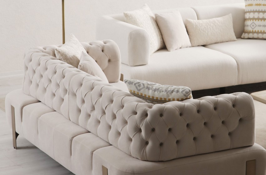 Cratos Koltuk Takımı - Yataklı - Metal Ayaklı