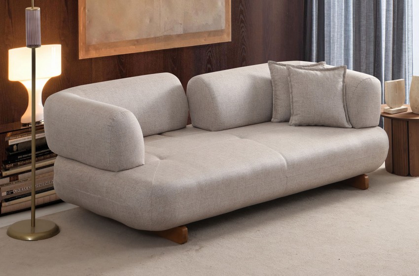 Manetti Koltuk Takımı - Yataklı - Ahşap Ayaklı