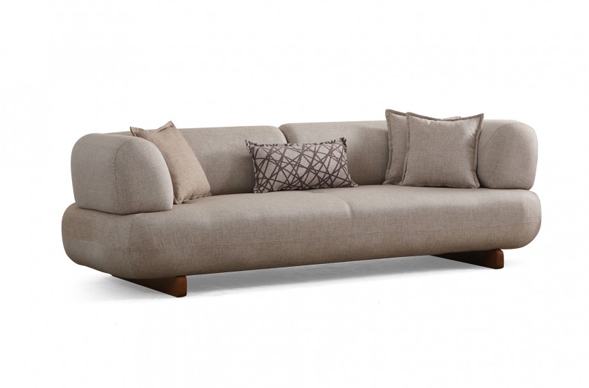 Manetti Koltuk Takımı - Yataklı - Ahşap Ayaklı