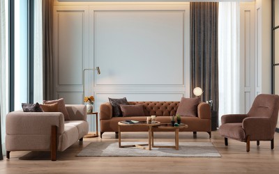 Cratos Koltuk Takımı - Kahve