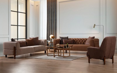 Cratos Koltuk Takımı - Kahve