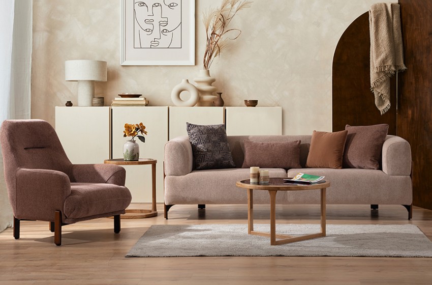 Cratos Koltuk Takımı - Kahve