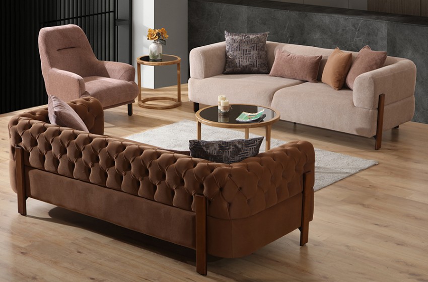 Cratos Koltuk Takımı - Kahve