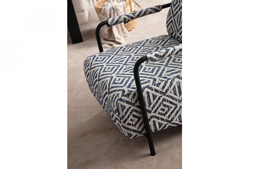 Deep Living Berjer - Desenli