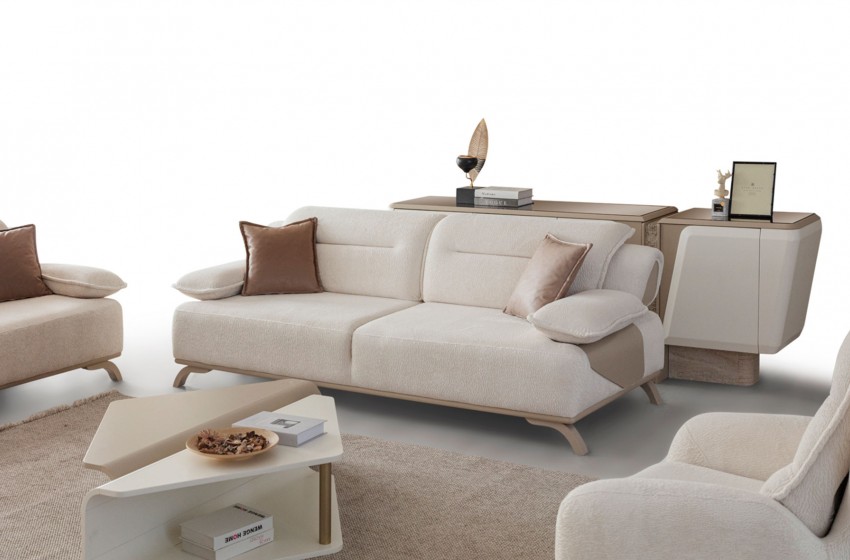 Zenn Koltuk Takımı - Ahşap Ayaklı