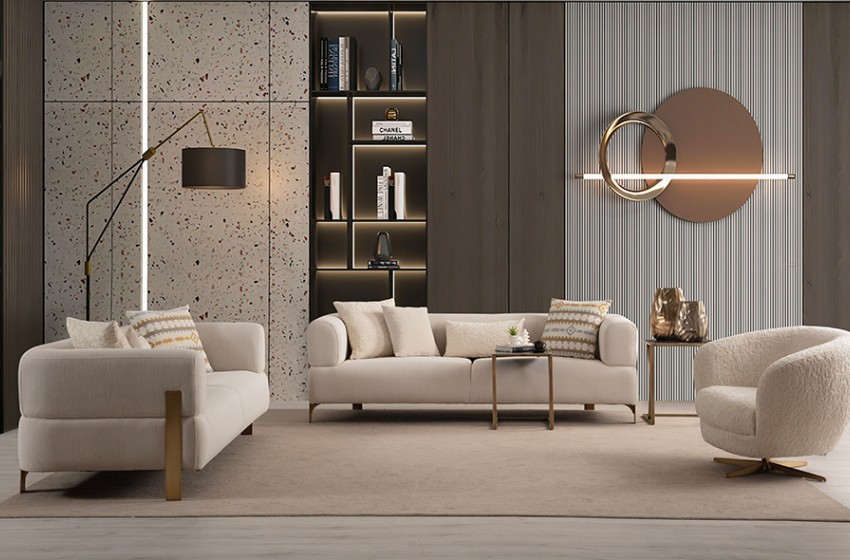 Cratos Koltuk Takımı - Krem