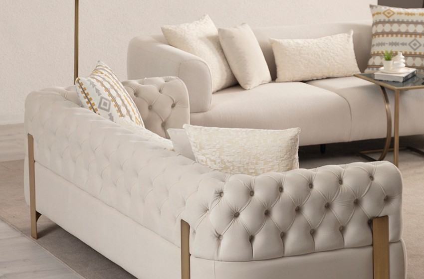 Cratos Koltuk Takımı - Krem