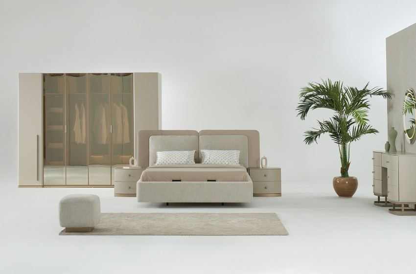 Wood Bazalı Yatak Odası - Mobilya Kapaklı Wood Bazalı Yatak Odası - Mobilya Kapaklı