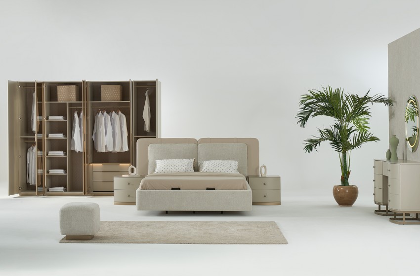 Wood Bazalı Yatak Odası - Mobilya Kapaklı Wood Bazalı Yatak Odası - Mobilya Kapaklı