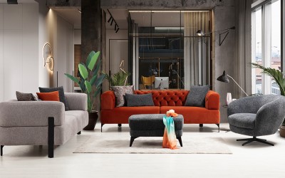 Cratos Koltuk Takımı Metal