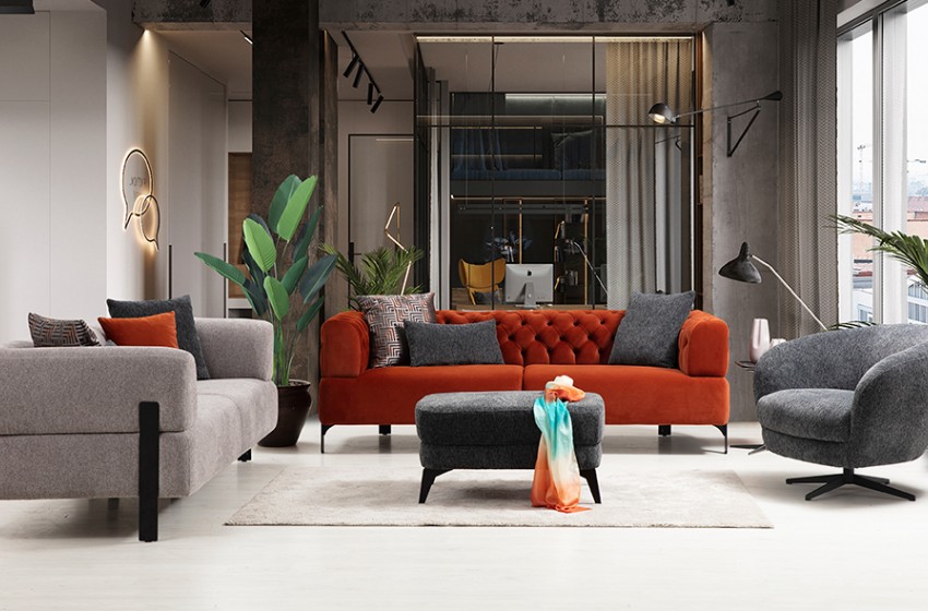 Cratos Koltuk Takımı Metal