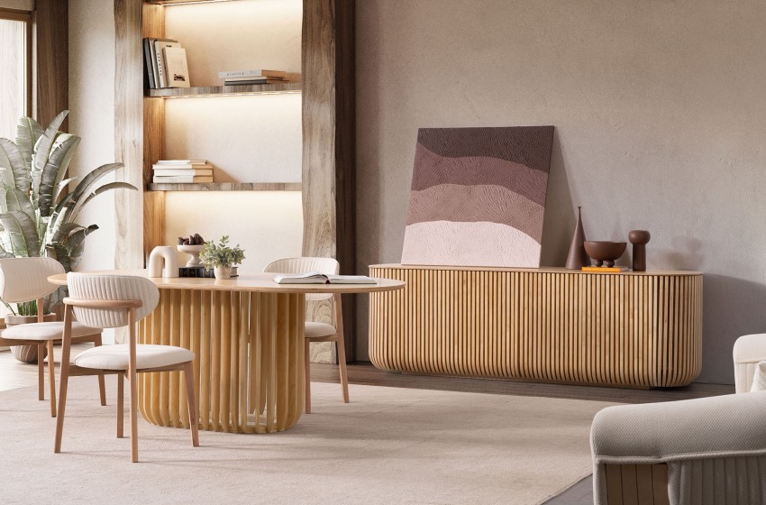 Fold Yemek Odası - Meşe