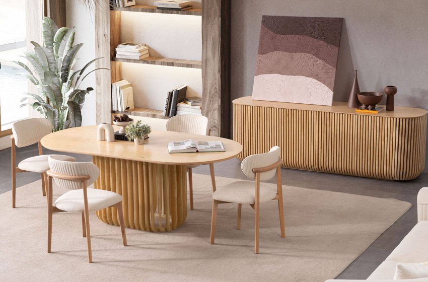 Fold Yemek Odası - Meşe