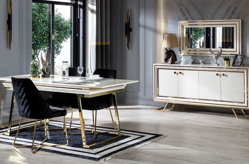 Palermo Luxury Ekru Yemek Odası