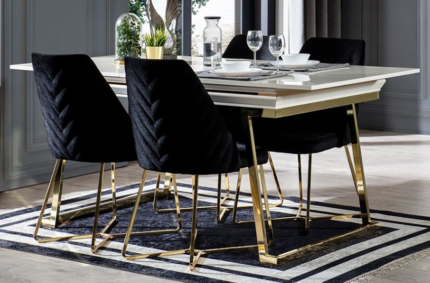 Palermo Luxury Ekru Yemek Odası
