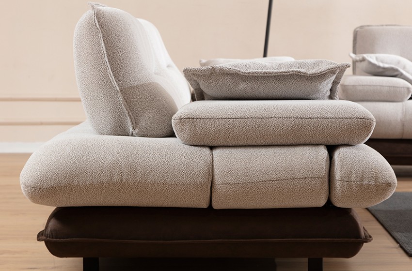 Grandyan Koltuk Takımı - Krem Kahve