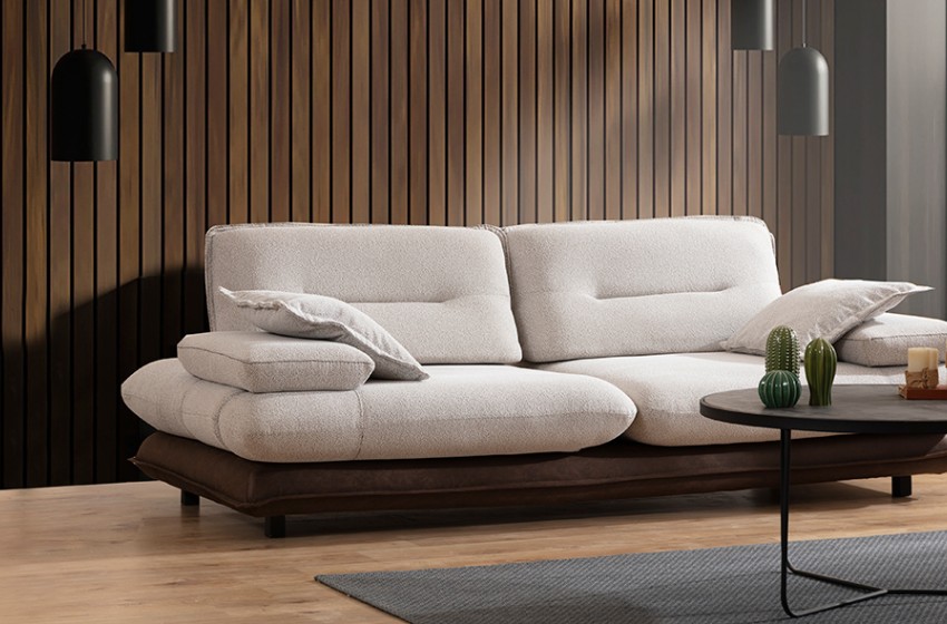 Grandyan Koltuk Takımı - Krem Kahve