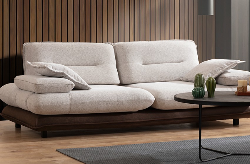 Grandyan Koltuk Takımı - Krem Kahve