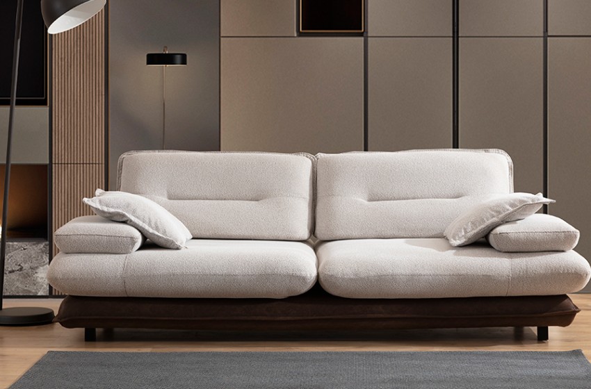 Grandyan Koltuk Takımı - Krem Kahve