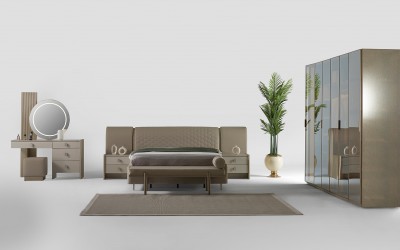 Prada Bazalı Yatak Odası - 6 Kapılı Prada Bazalı Yatak Odası - 6 Kapılı