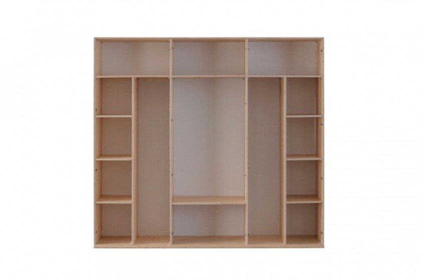 Valeria 6 Kapılı Gardrop - Meşe