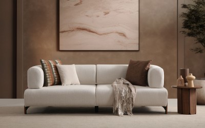 Cratos Kanepe - Yataklı - Ahşap Ayaklı