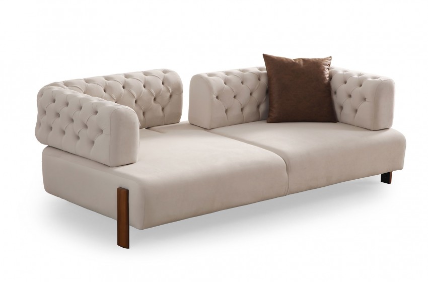 Cratos Kanepe - Yataklı - Ahşap Ayaklı