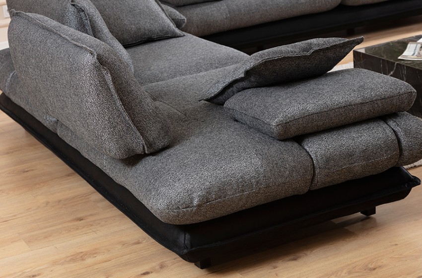 Grandyan Koltuk Takımı - Gri Siyah