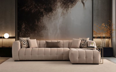 Estanze Köşe Takımı - Bej