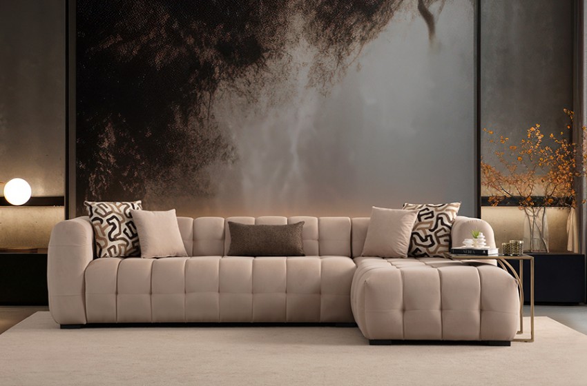 Estanze Köşe Takımı - Bej