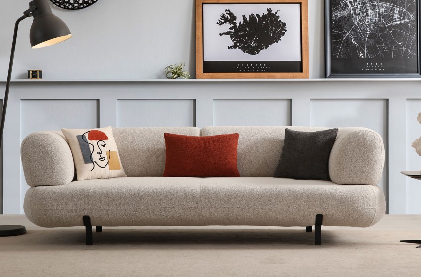 Manetti Koltuk Takımı - Yataklı - Metal Ayaklı